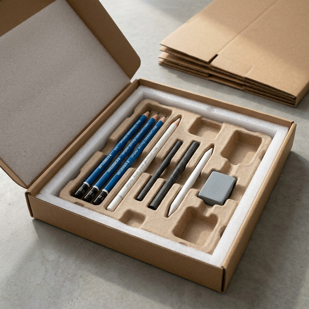 STAEDTLER Mars Lumograph Charcoal – Lot de dessin au fusain, 7 pièces, réf. 61-100CC7-NA — vue 7