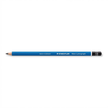 STAEDTLER Mars Lumograph – Crayon graphite 10B, réf. 100-10B-35 — gros plan des détails