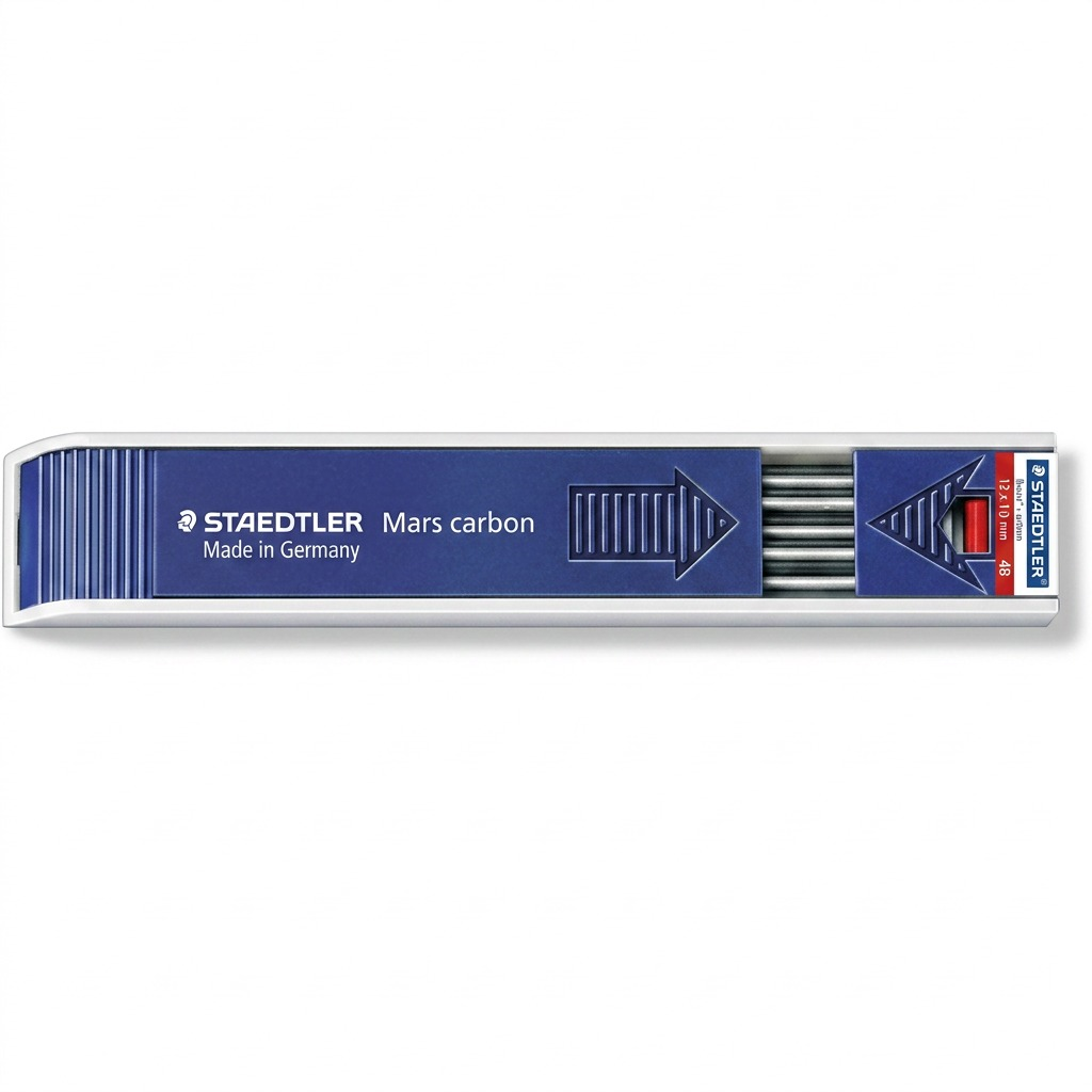 STAEDTLER Mars Carbon – 12 mines 4B, réf. 200-4B-03 — vue du produit sur fond clair