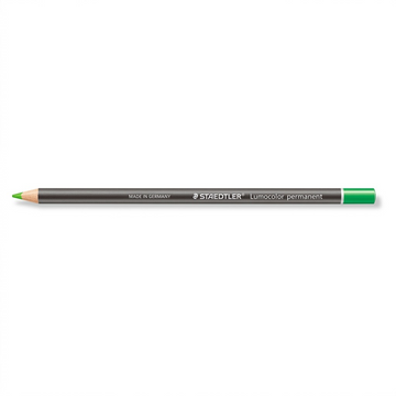 STAEDTLER Lumocolor glasochrom – Marqueur sec permanent vert, réf. 108-20-5 — vue du produit sur fond clair