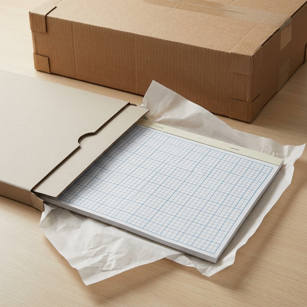 STAEDTLER – Bloc de papier quadrillé 4 × 4, 17 × 22 po, 50 feuilles, réf. 937-1722P402 — vue 7