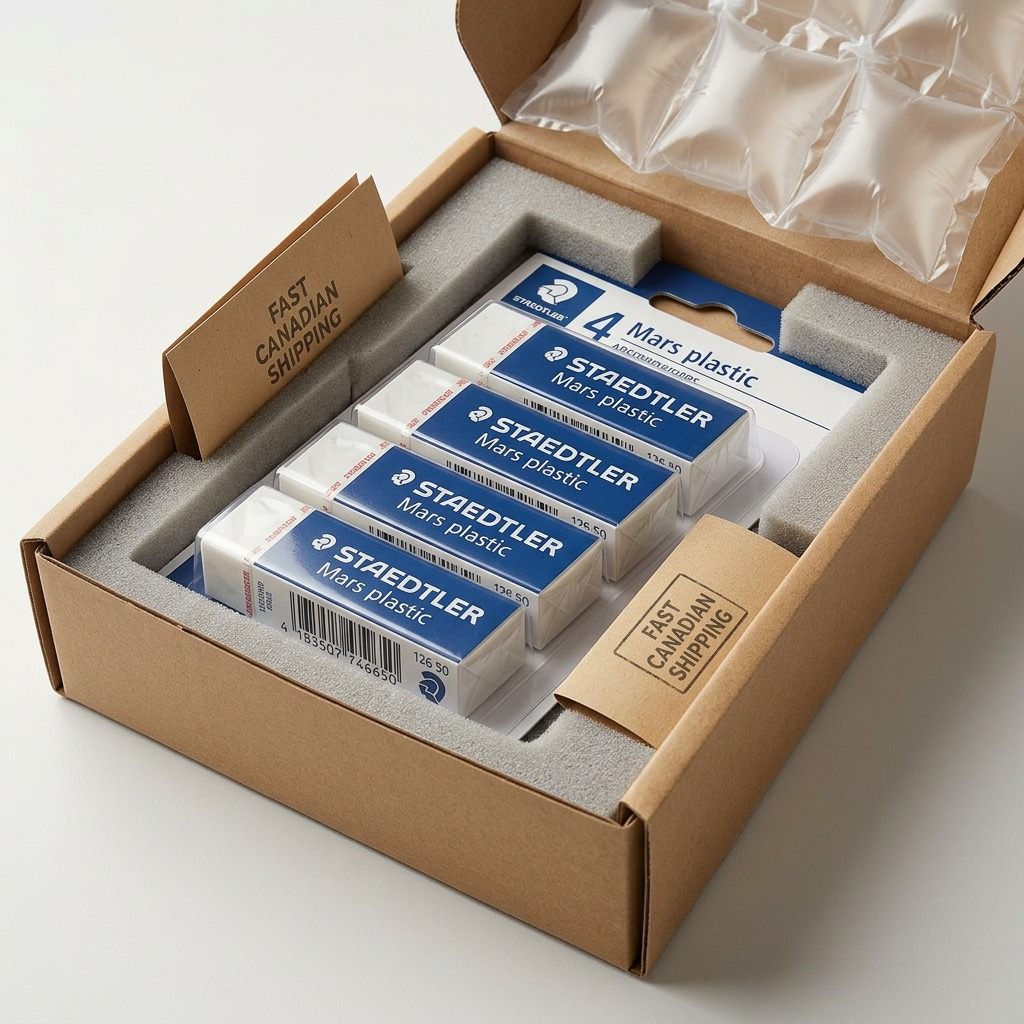 STAEDTLER Mars plastic – Lot de gommes à effacer, réf. 52650BK4A602PE — vue 7