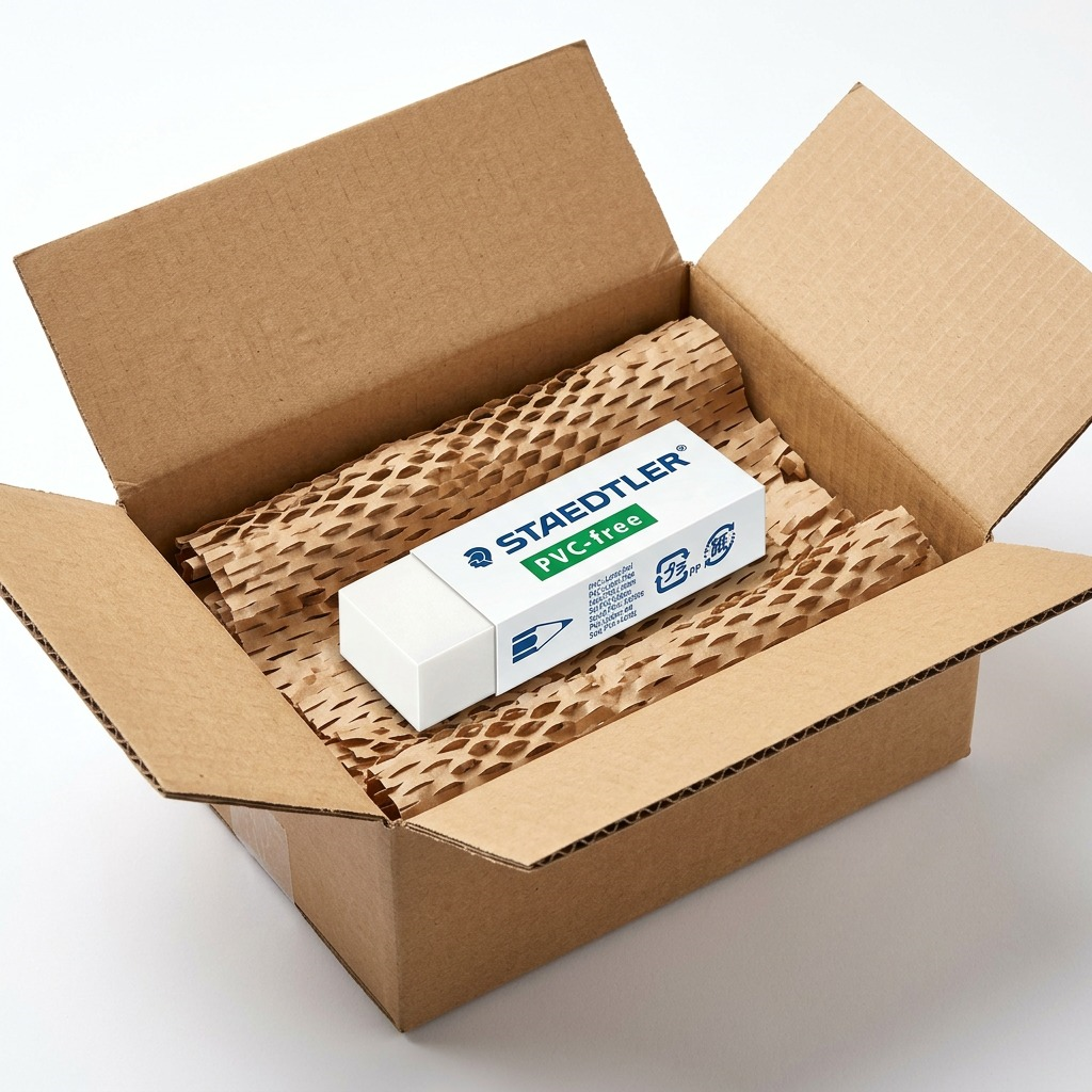 STAEDTLER Rasoplast – Gomme à effacer blanche, réf. 525-B20 — vue de l’emballage