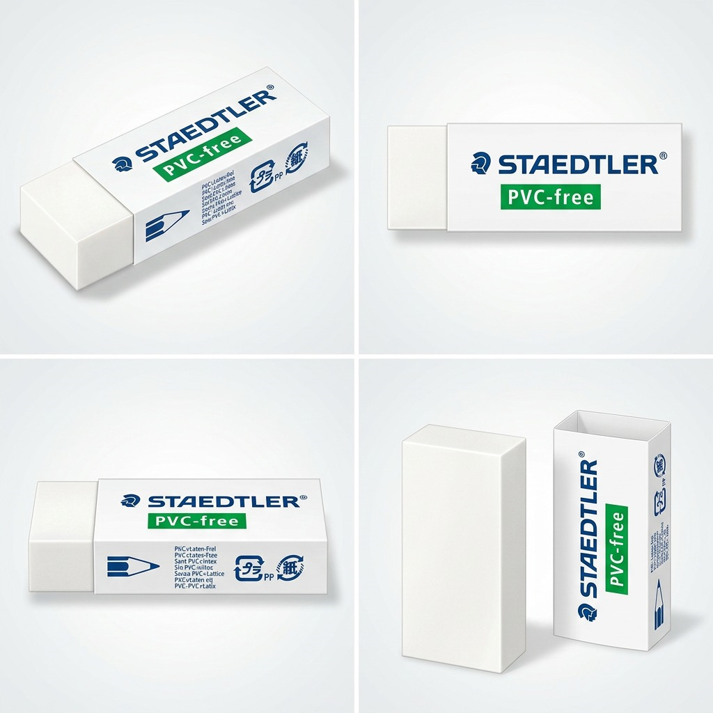 STAEDTLER Rasoplast – Gomme à effacer blanche, réf. 525-B20 — vue 3