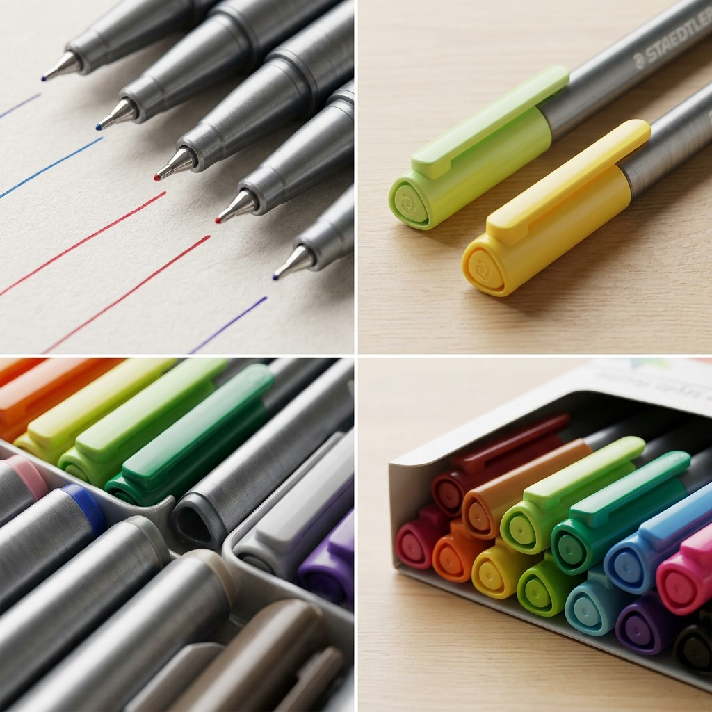 STAEDTLER triplus fineliner – Lot de 30 fineliners 0,3 mm, réf. 334-C30-LU — détail du produit