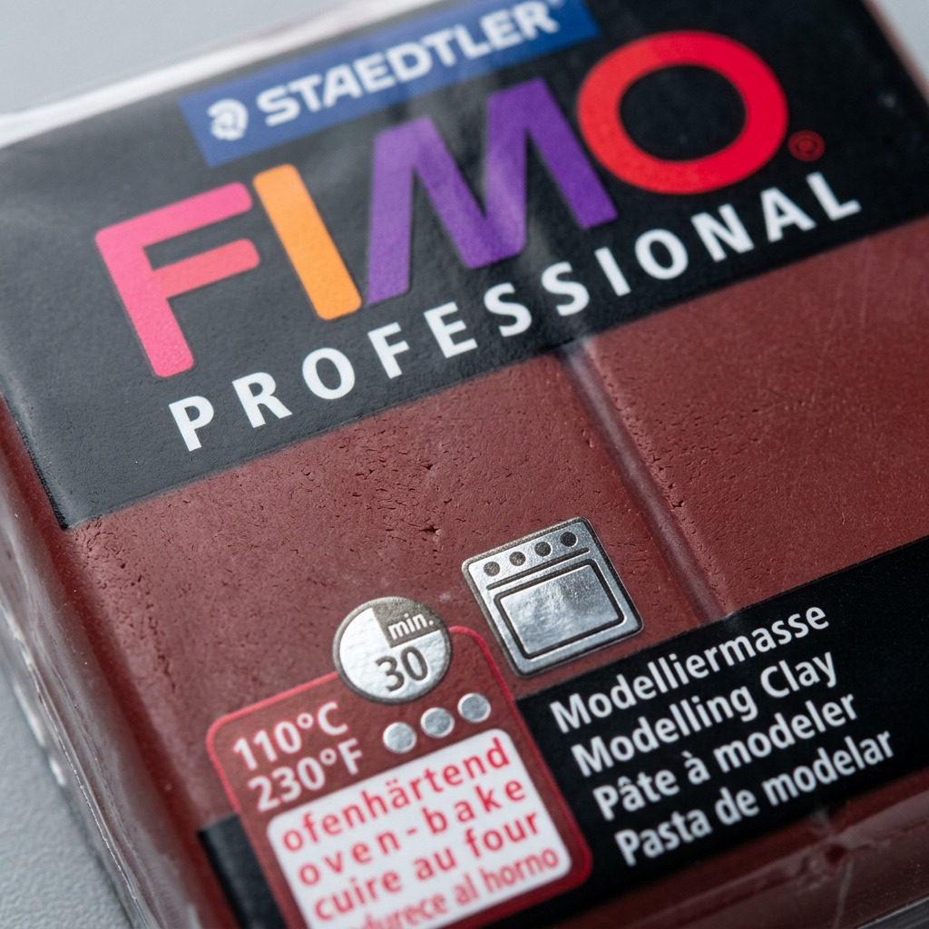 FIMO Professional – Pâte bordeaux 57 g, réf. 8005-23 — vue rapprochée