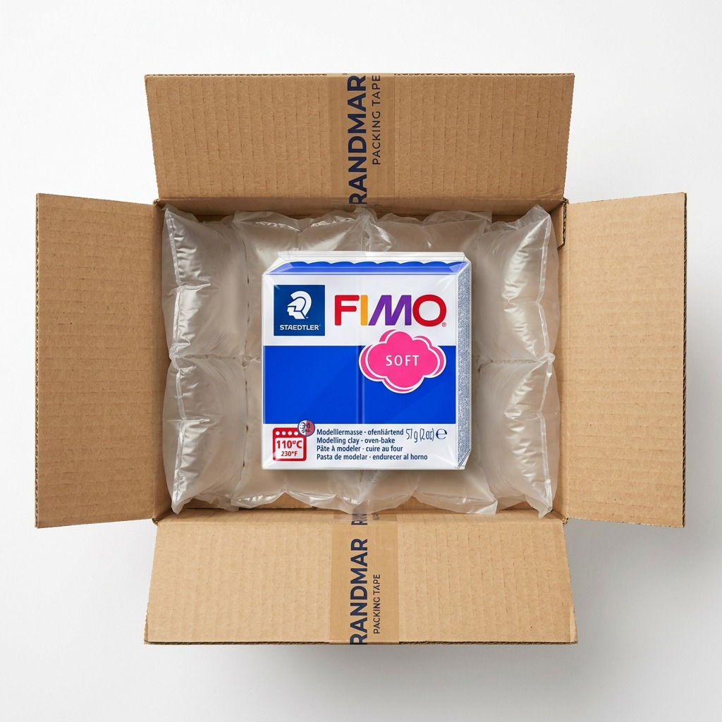 FIMO Soft – Pâte bleu brillant 57 g, réf. 8020-33 — vue de l’emballage
