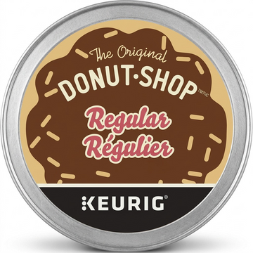 The Original Donut Shop – Café torréfaction moyenne, 24 capsules K-Cup (56-07722) — gros plan des détails, réf. 56-07722
