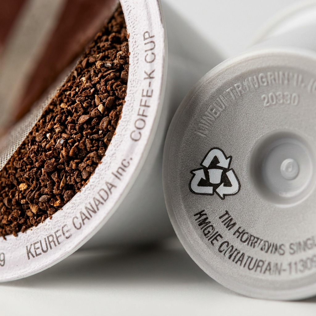 Tim Hortons 100 % colombien – Café en 24 capsules K-Cup (61-11309) — gros plan des détails, réf. 61-11309