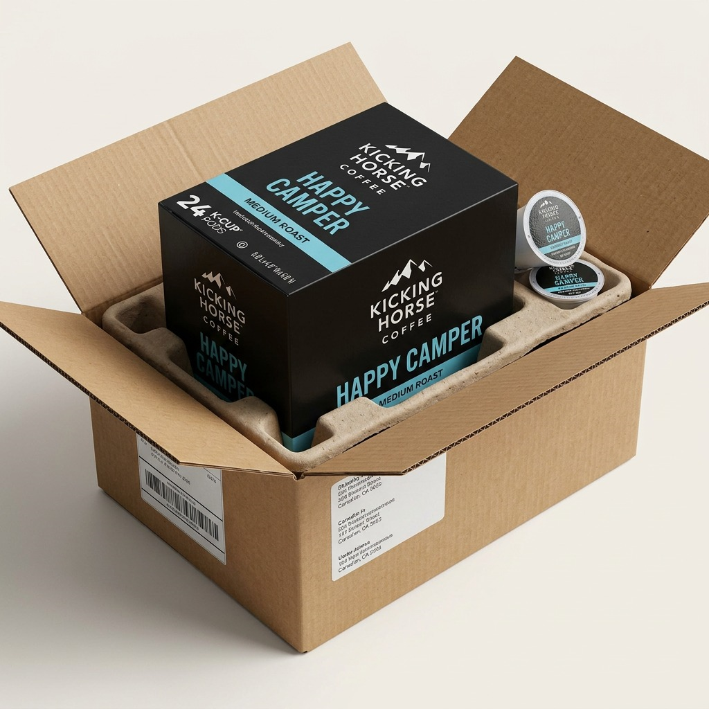 Kicking Horse Coffee Happy Camper – Café, biologique, équitable, 24 capsules K-Cup (63-60937) – image complémentaire