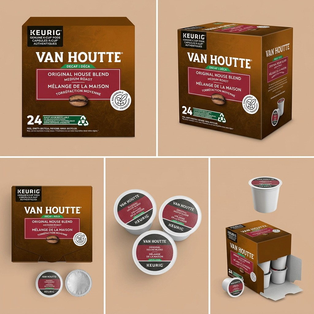 Van Houtte Original House décaféiné – Café, 24 capsules K-Cup (40-51756) – image complémentaire