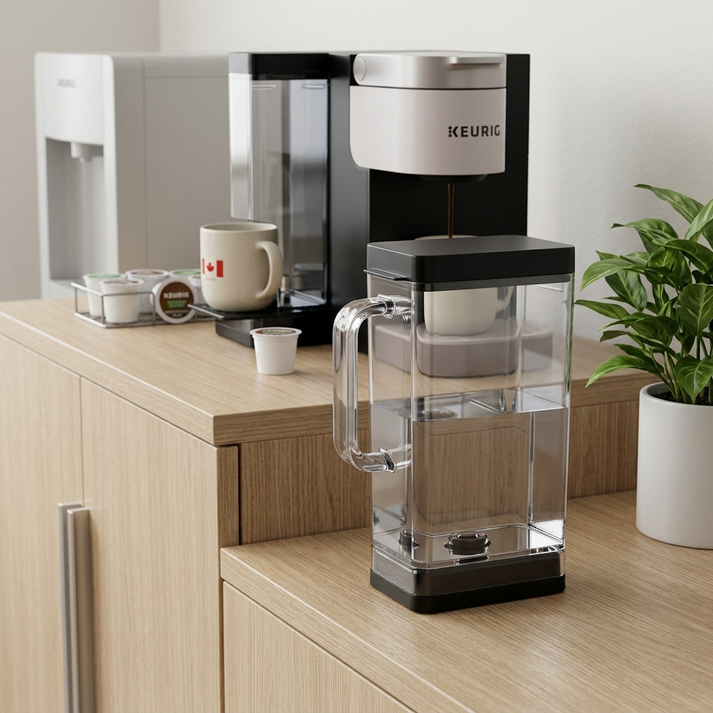 Keurig K-2500 – Réservoir d’eau optionnel 3,25 L / 110 oz (76-38571) — présentation en situation, réf. 76-38571