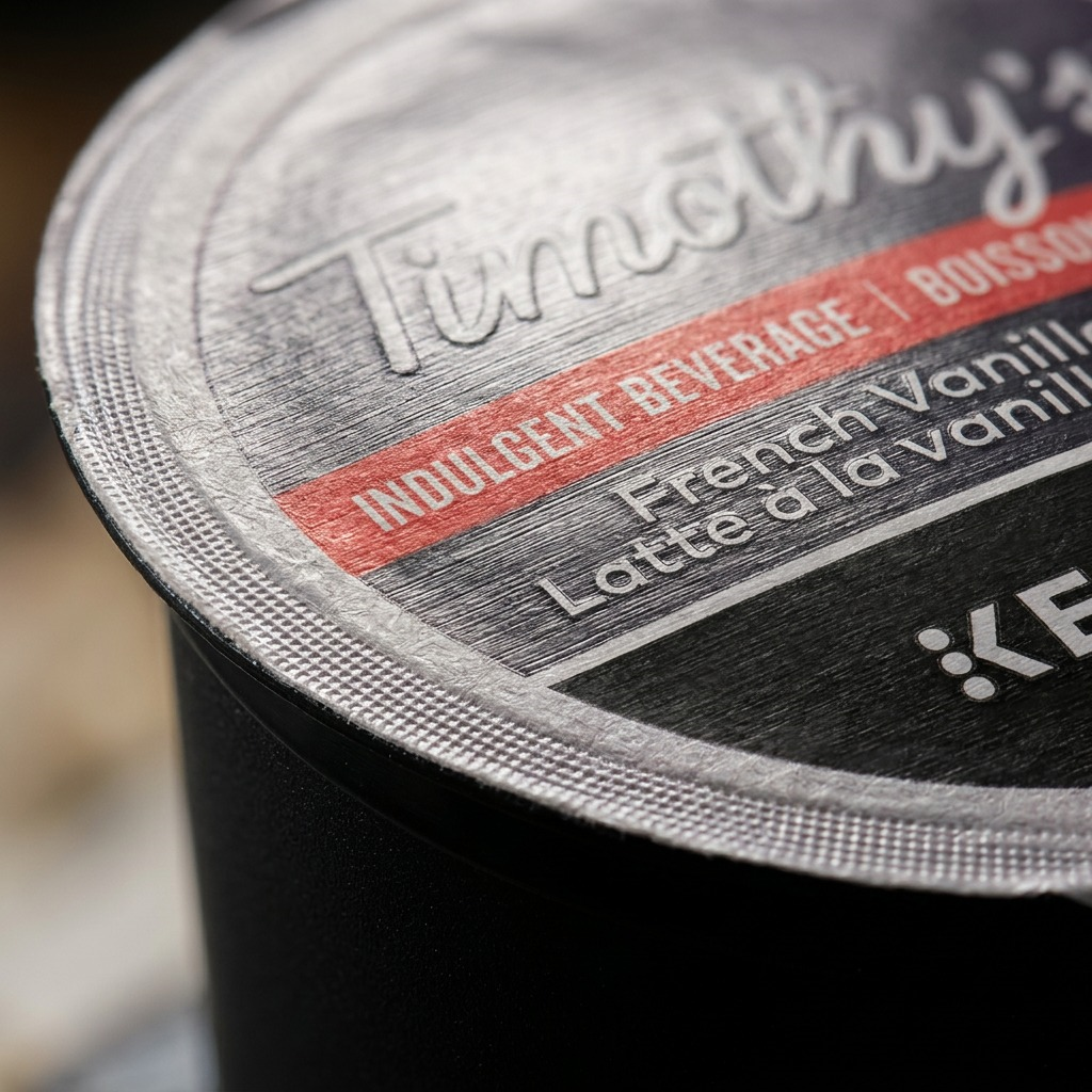 Timothy’s French Vanilla Latte – Boisson de type latte à la vanille, 24 capsules K-Cup (77-06017) – image complémentaire