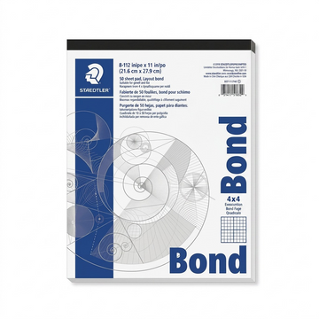 STAEDTLER – Bloc de papier quadrillé 11 × 17 po, réf. 937-1117P402 — vue 1