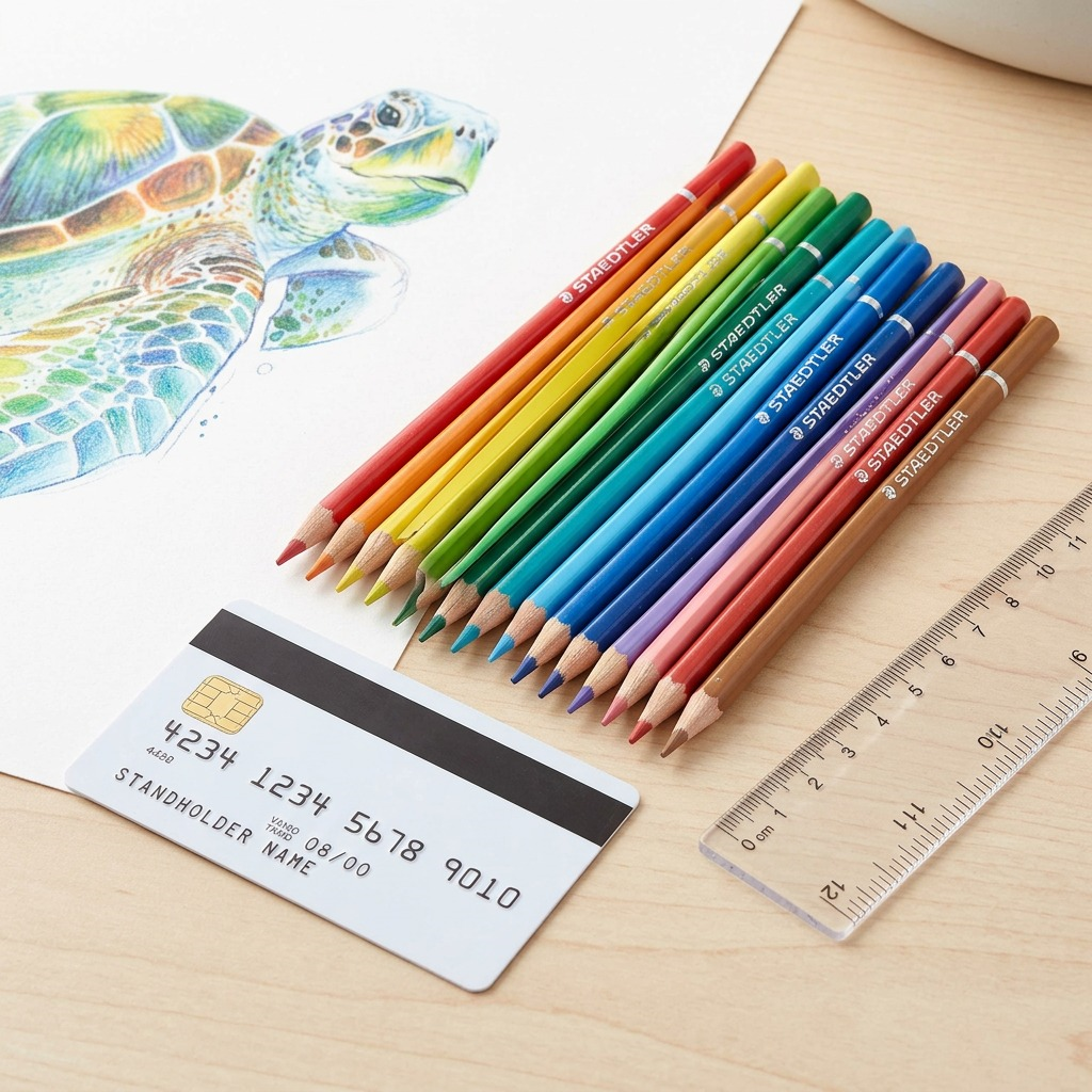 A pure ecommerce product image of the STAEDTLER Design Journey watercolor pencil box on a seamless white background.