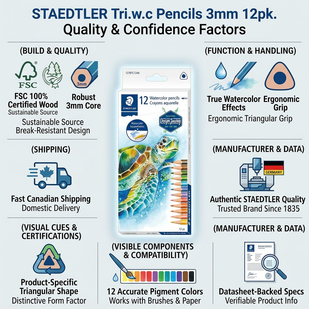 STAEDTLER 12 crayons aquarellables, 3 mm, réf. 12781C12A6 — vue du produit 8