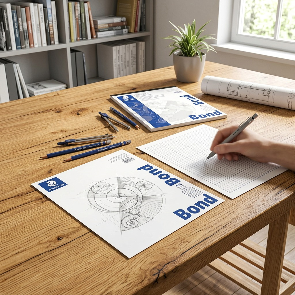 STAEDTLER – Bloc de papier quadrillé 11 × 17 po, réf. 937-1117P402 — vue 4