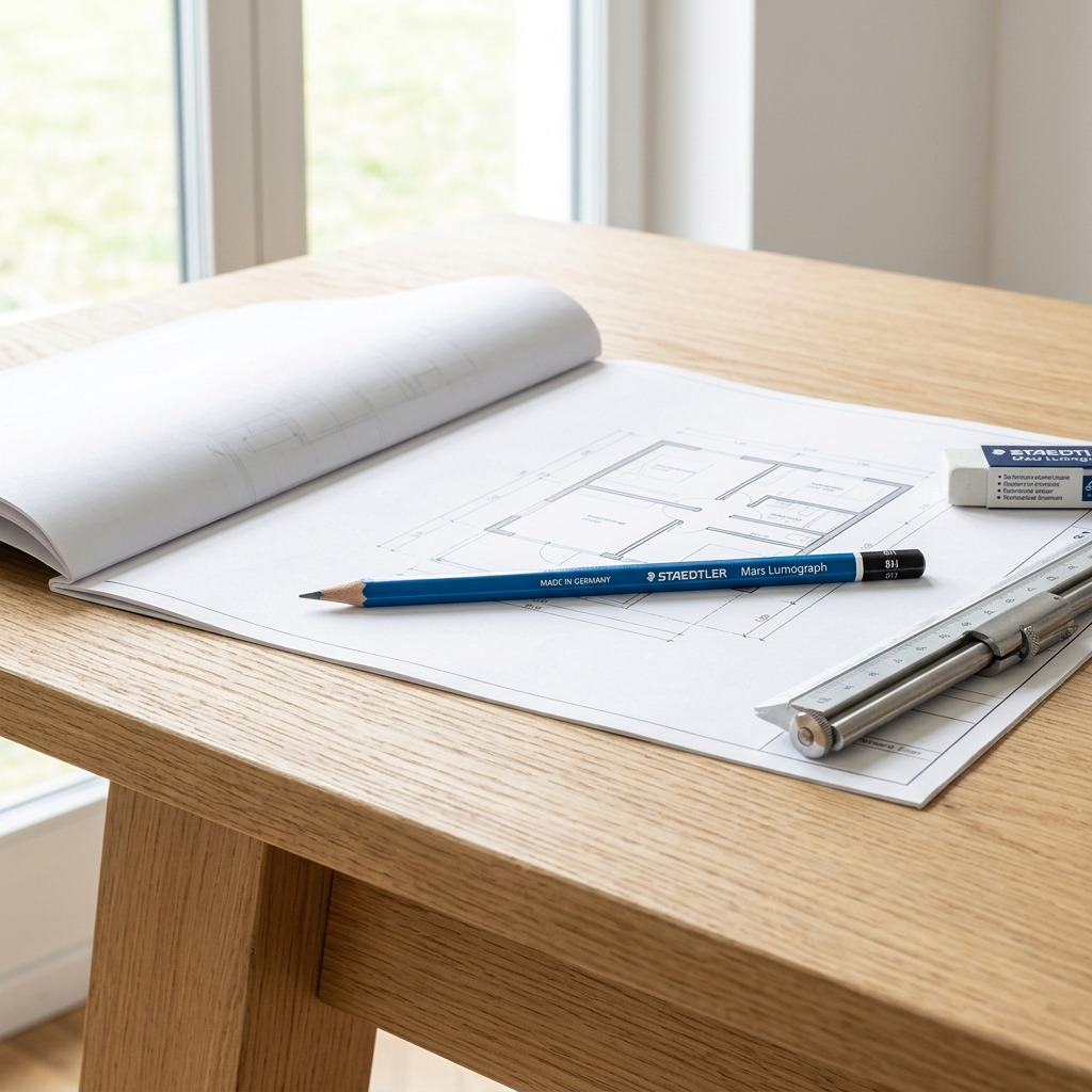 STAEDTLER Mars Lumograph – Crayon graphite 8H, réf. 100-8H-35 — vue du produit 4