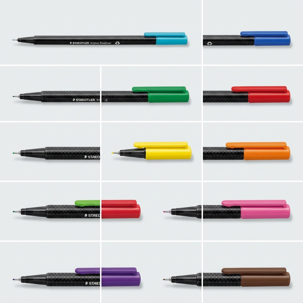 STAEDTLER triplus fineliner – Fineliner bleu clair 0,3 mm, réf. 334-34-A7 — vue 5