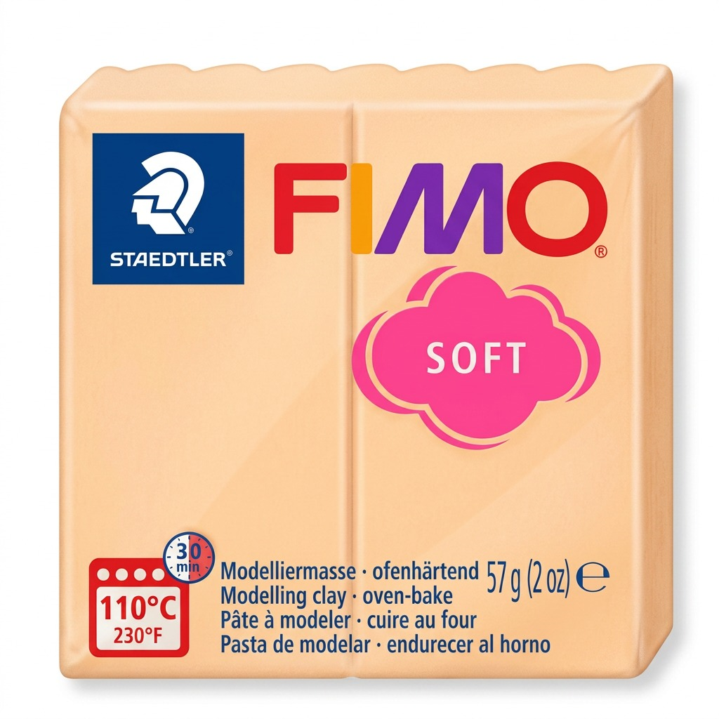 FIMO Soft – Pâte pêche 57 g, réf. 8020-405 — vue 1
