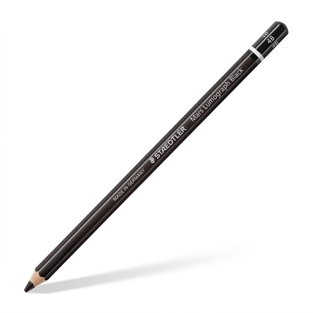 STAEDTLER Mars Lumograph – Crayon graphite 4B, réf. 100B-4B-M — vue du produit 1