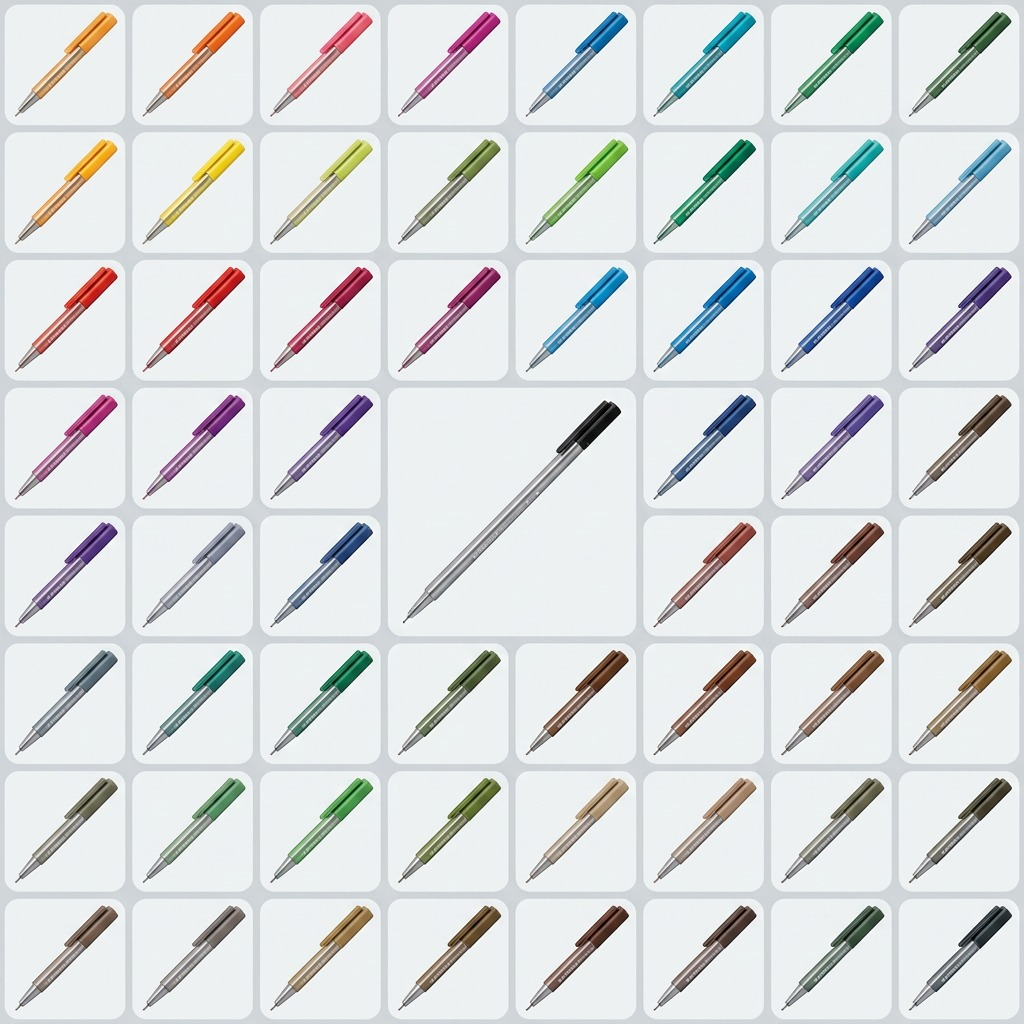 STAEDTLER triplus fineliner – Fineliner noir 0,3 mm, réf. 334-9-A7 — vue 5