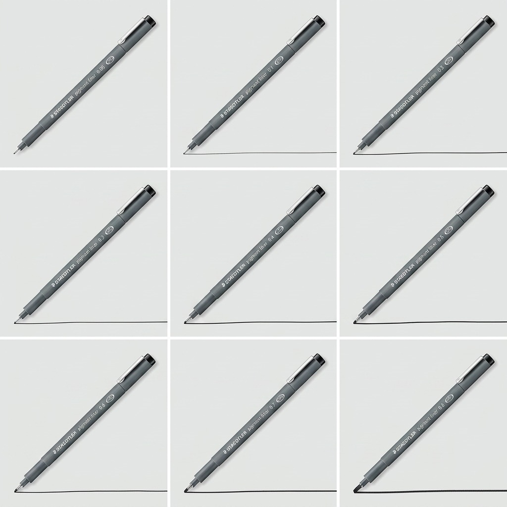 STAEDTLER Pigment Liner – Fineliner noir 0,05 mm, réf. 308-0059M — vue du produit 5