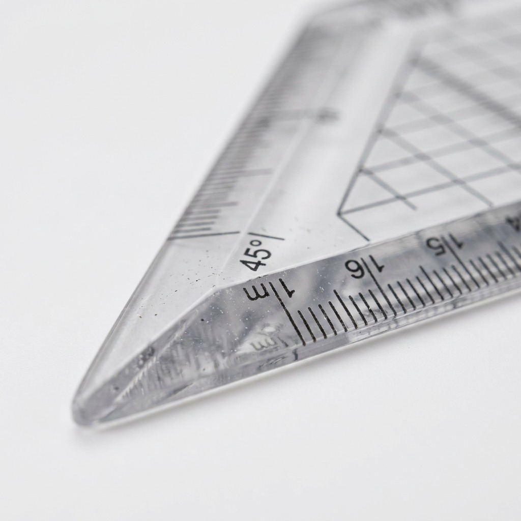 STAEDTLER – Équerre transparente 10 po, 45°/90°, réf. 964-10-45A02NA — vue 3