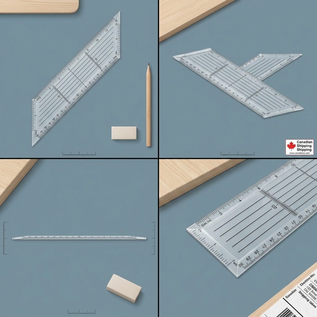 STAEDTLER – Équerre transparente 10 po, 45°/90°, réf. 964-10-45A02NA — vue 5