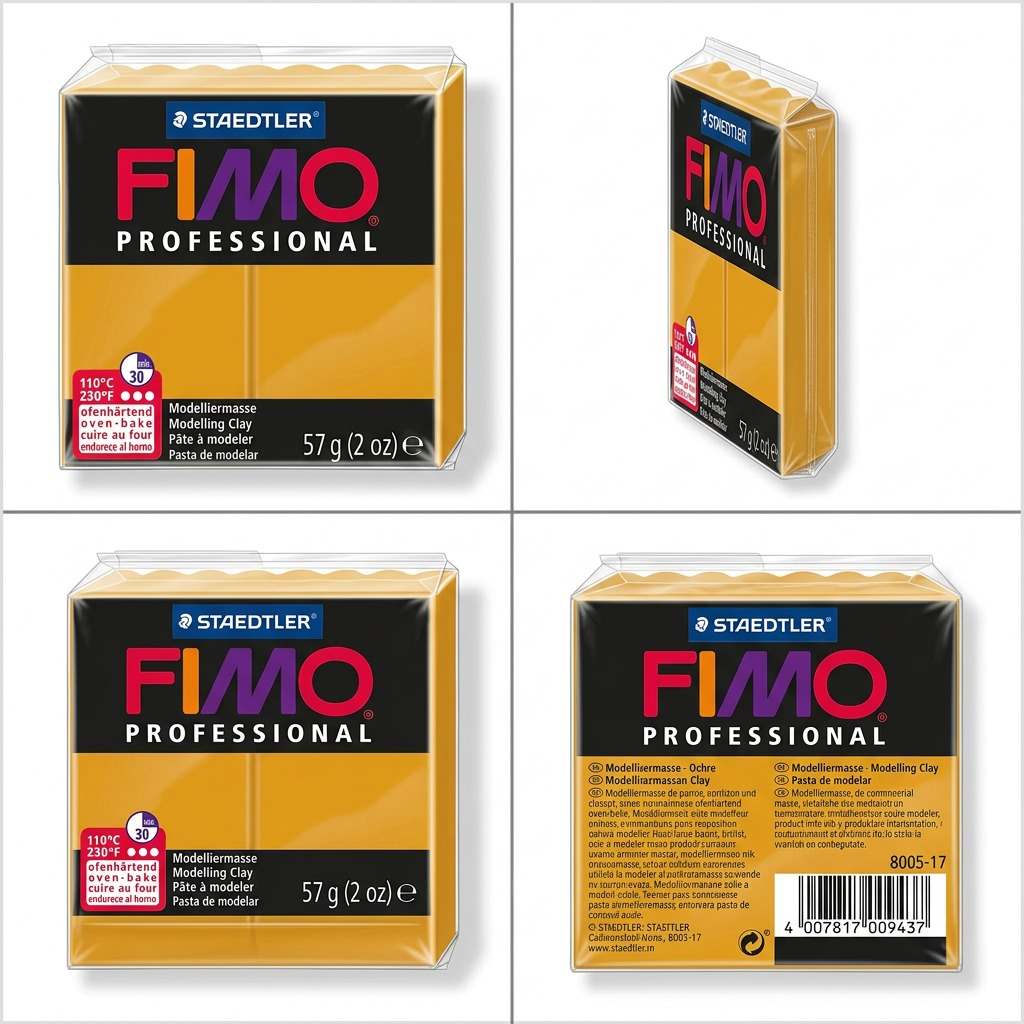 FIMO Professional – Pâte ocre 57 g, réf. 8005-17 — vue 5