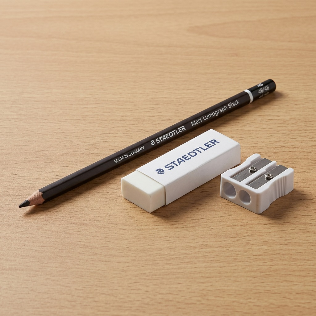 STAEDTLER Mars Lumograph – Crayon graphite 4B, réf. 100B-4B-M — vue du produit 5