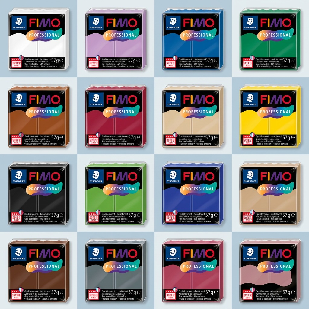 FIMO Professional – Pâte rose poudré 57 g, réf. 8040-20 — vue 5