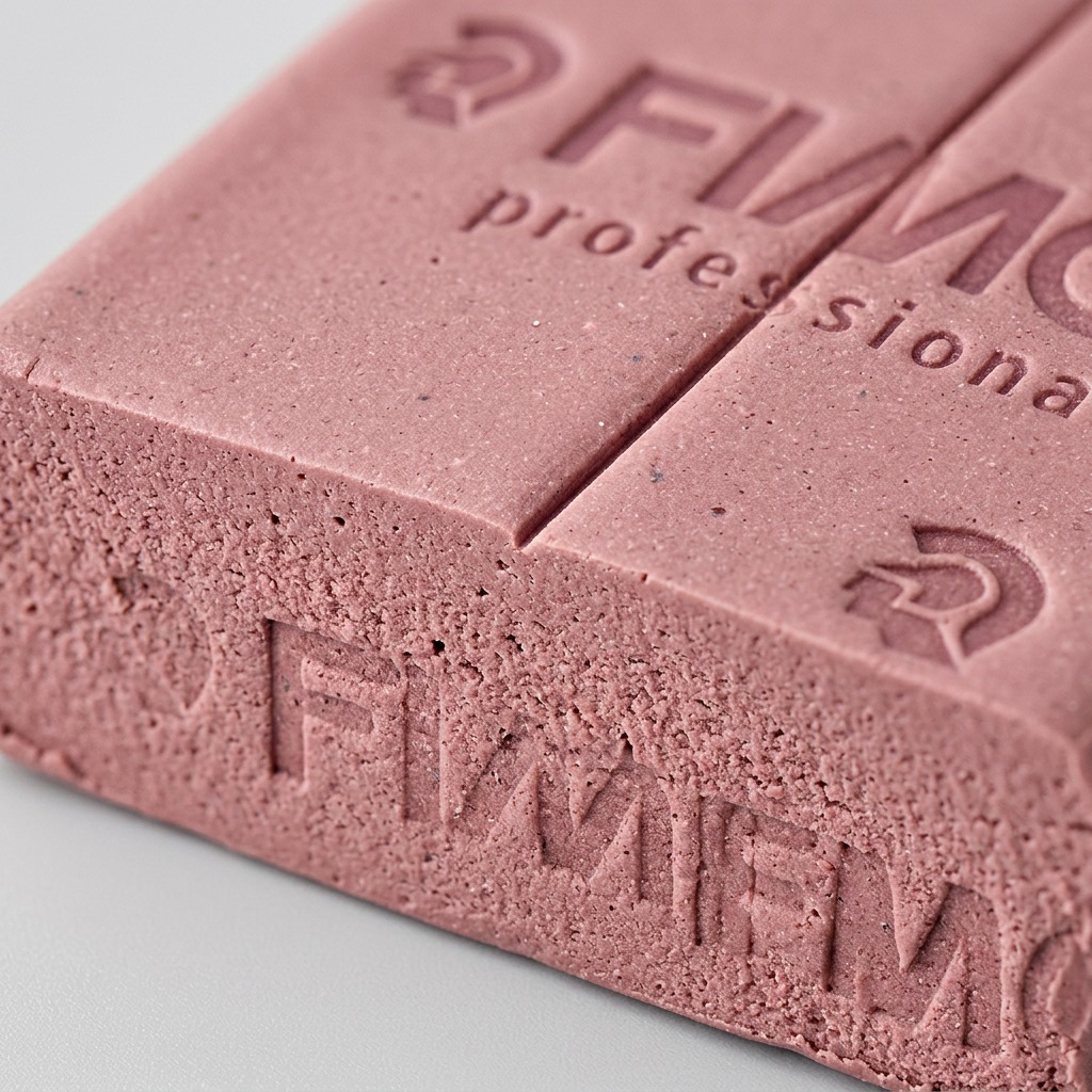 FIMO Professional – Pâte rose poudré 57 g, réf. 8040-20 — vue de détail
