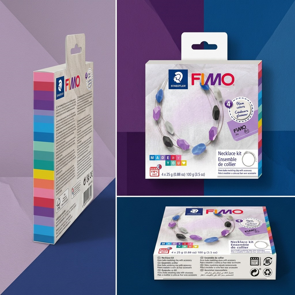 FIMO – Coffret DIY pour collier, réf. 8025DIY8 — vue de l’emballage