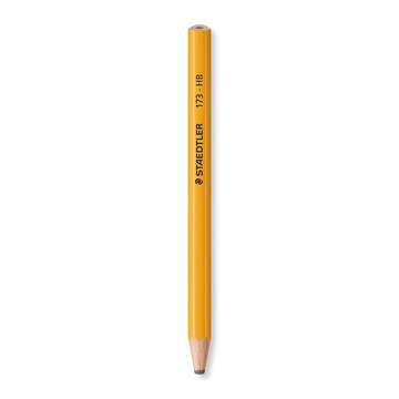 STAEDTLER 8 crayons HB triangulaires jaunes, réf. 173-C8A6 — vue du produit 1