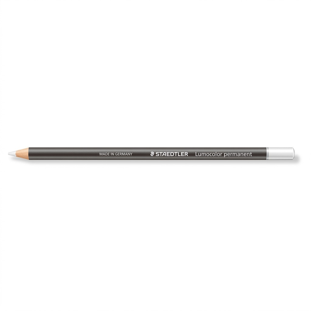 STAEDTLER Lumocolor glasochrom – Marqueur sec permanent blanc, réf. 108-20-0 — vue du produit 1
