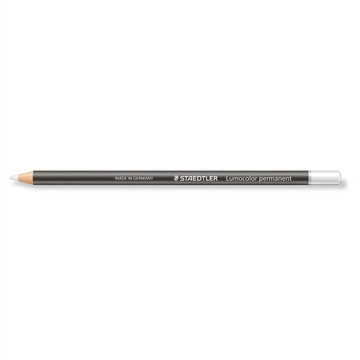 STAEDTLER Lumocolor glasochrom – Marqueur sec permanent blanc, réf. 108-20-0 — vue du produit 1