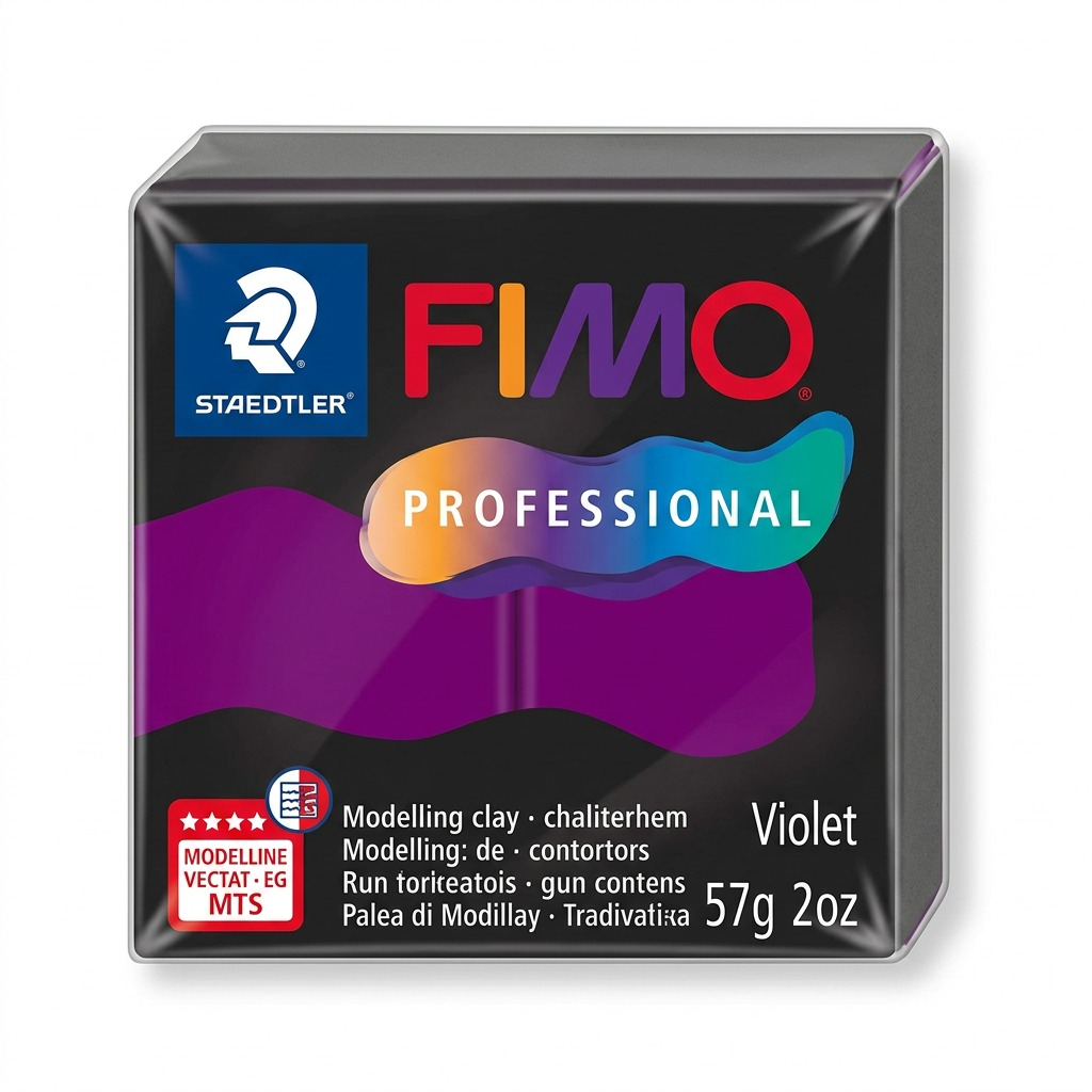 FIMO Professional – Pâte violette 57 g, réf. 8040-61 — vue sur fond clair