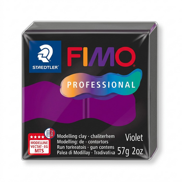 FIMO Professional – Pâte violette 57 g, réf. 8040-61 — vue sur fond clair