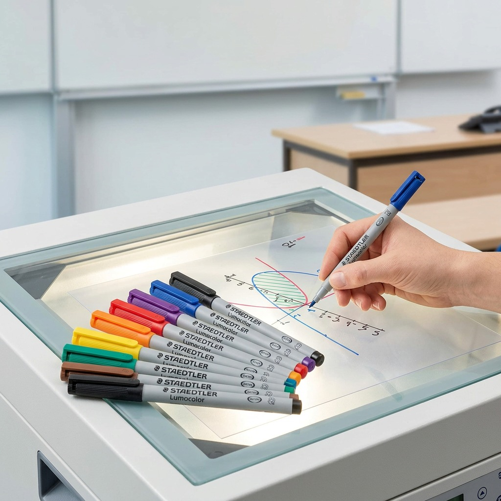 STAEDTLER Lumocolor – 8 marqueurs effaçables fin, réf. 316-WP8-10 — vue du produit 5