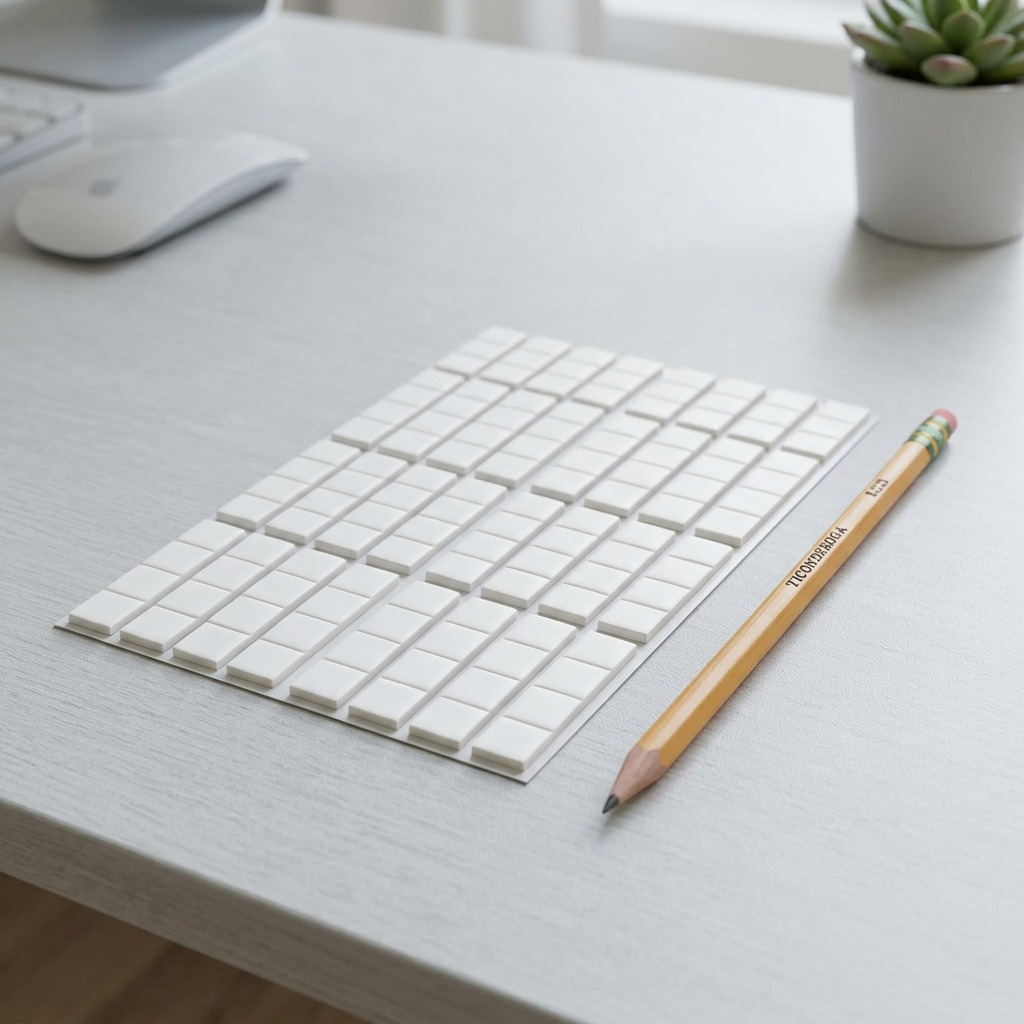 A high-resolution hero shot of an 80-pack UHU Patafix reusable glue pad retail package.