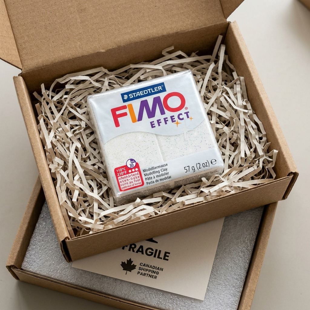 FIMO Effect – Pâte blanche pailletée 57 g, réf. 8020-052 — vue 7