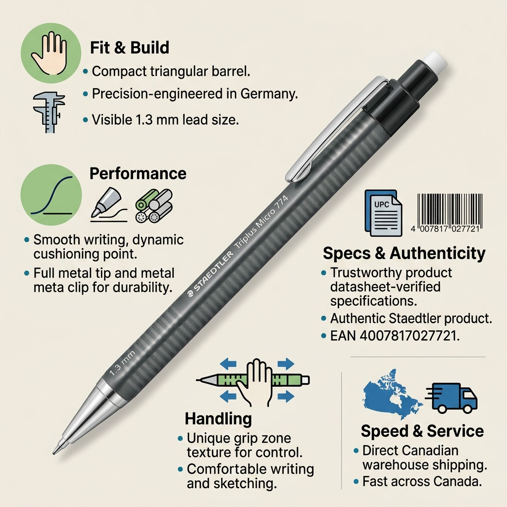 STAEDTLER – Porte-mine 1,3 mm, réf. 77413-81A6 — vue 8