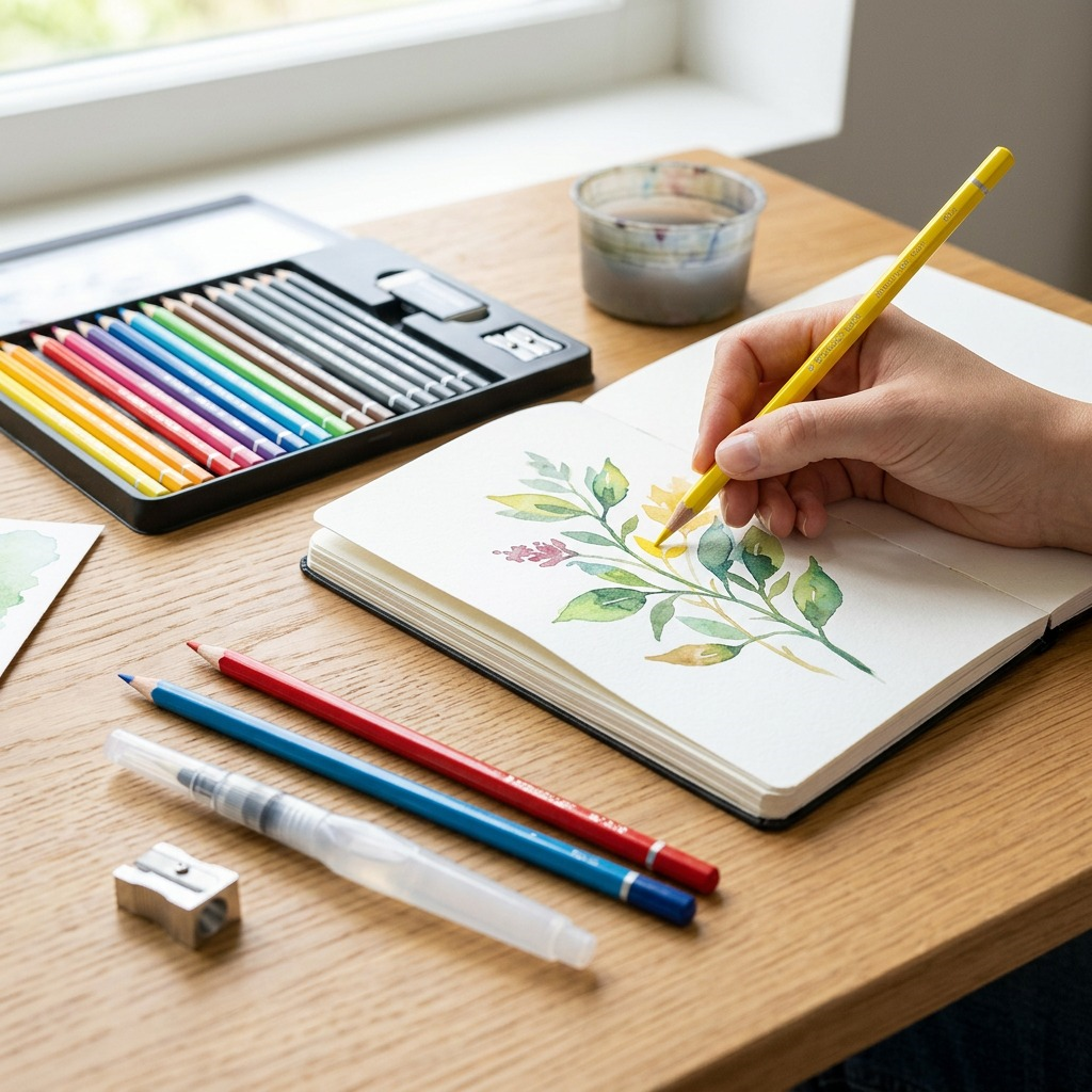 STAEDTLER – Lot mixte pour aquarelle, réf. 61-14610C — gros plan des détails