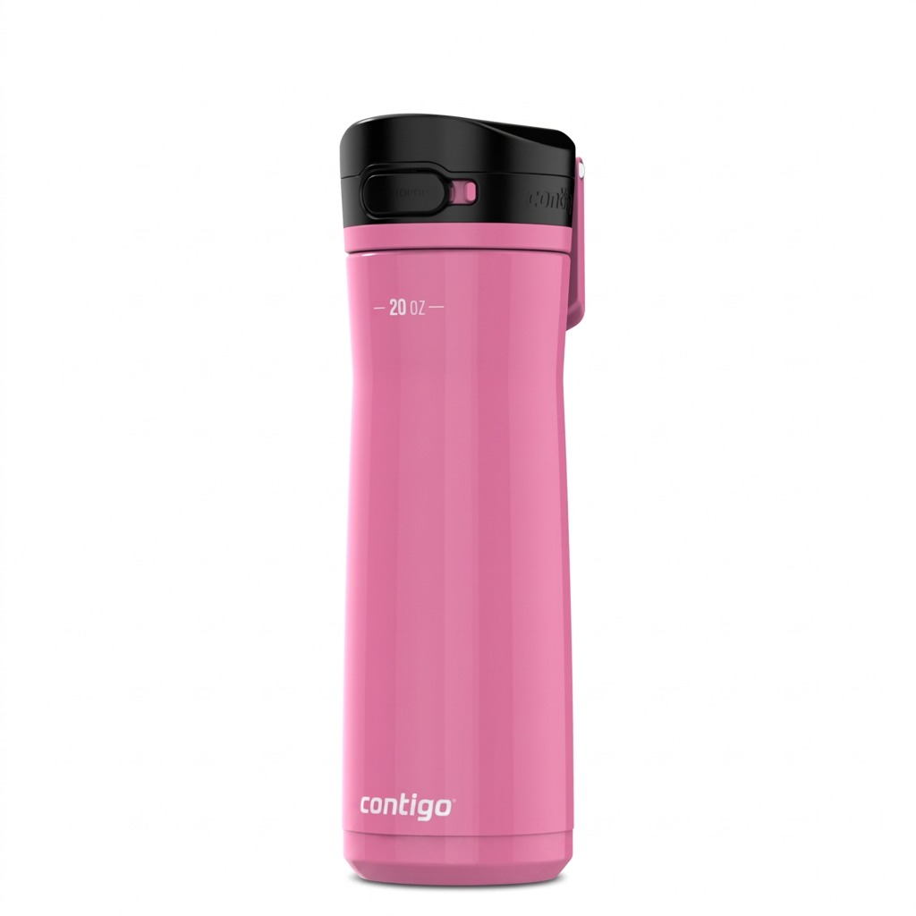 Contigo Jackson Chill 2.0 AUTOPOP – Bouteille d’eau isotherme 20 oz (591 ml), Azalea — vue principale, réf. 2198353