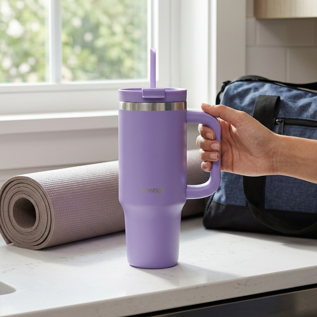 Contigo Streeterville – Gobelet antifuite 30 oz (887 ml), Space Lilac