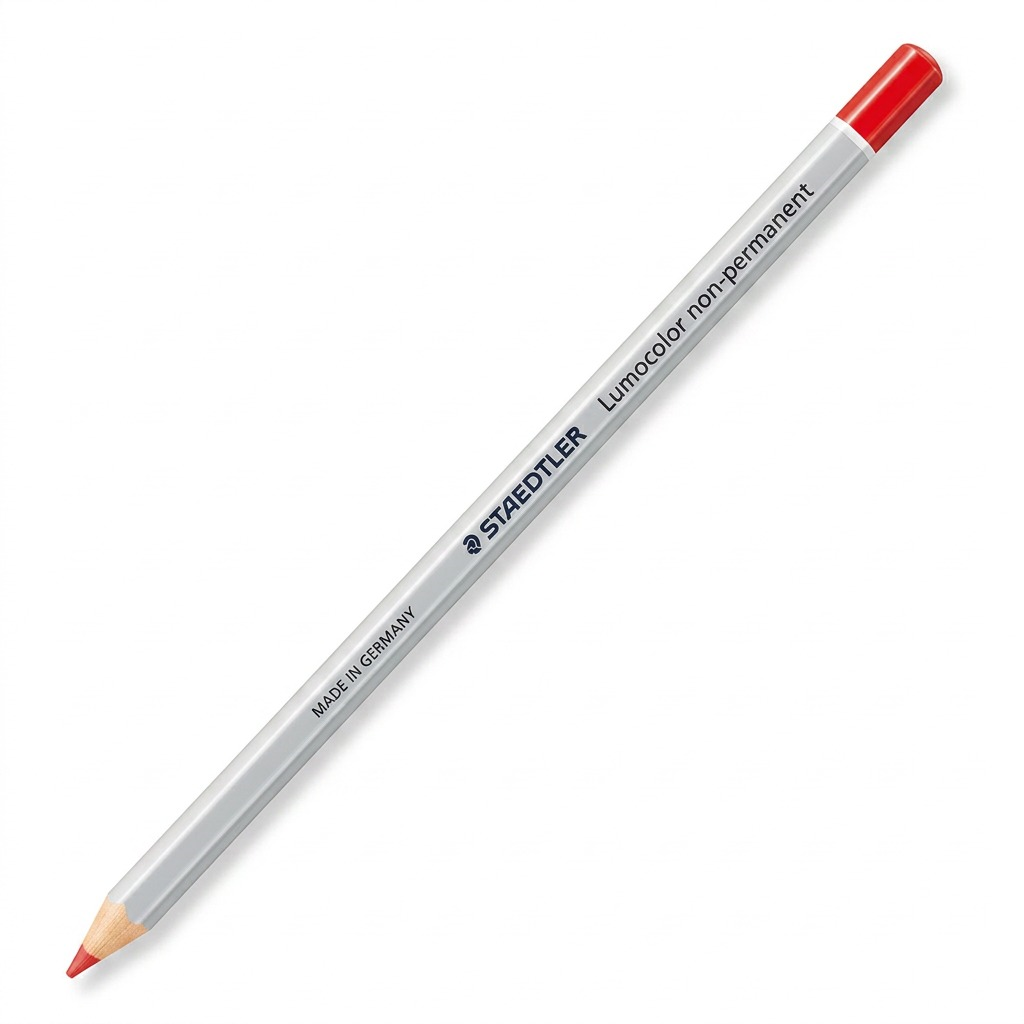 STAEDTLER Omnichrom – Crayon rouge, réf. 108-2-10 — vue du produit sur fond clair