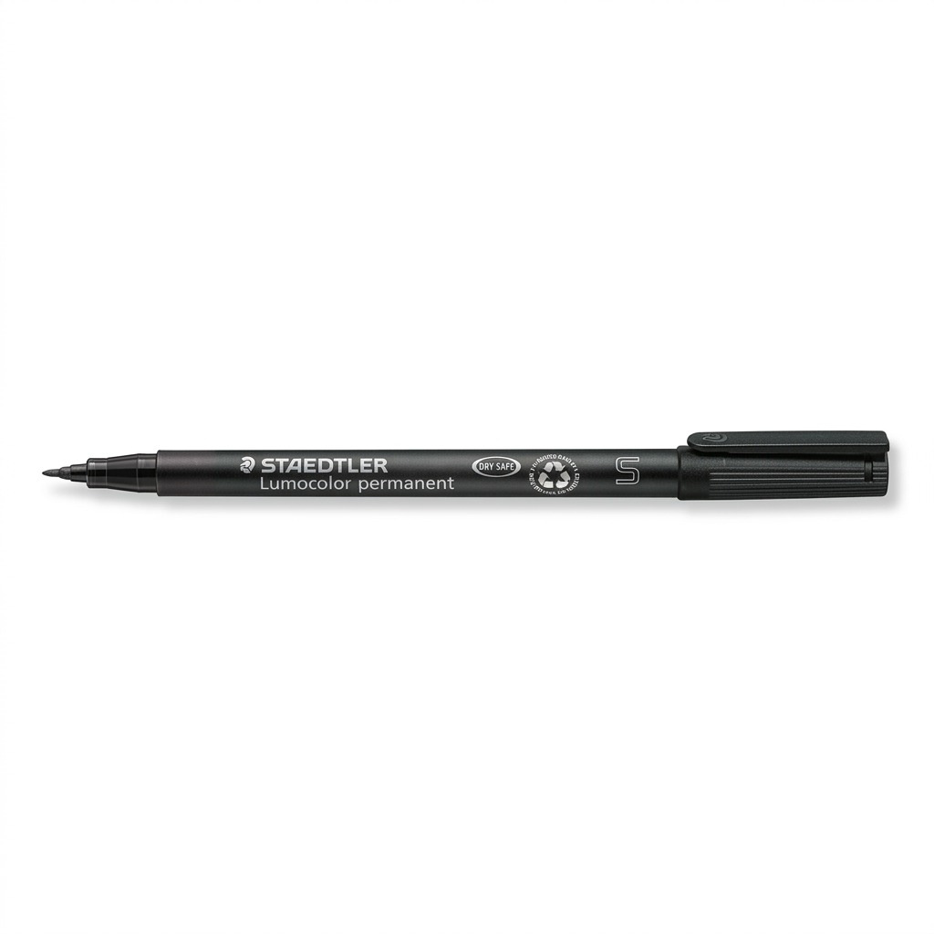 STAEDTLER Lumocolor – Marqueur permanent superfin noir, réf. 313-9-10 — vue du produit sur fond clair