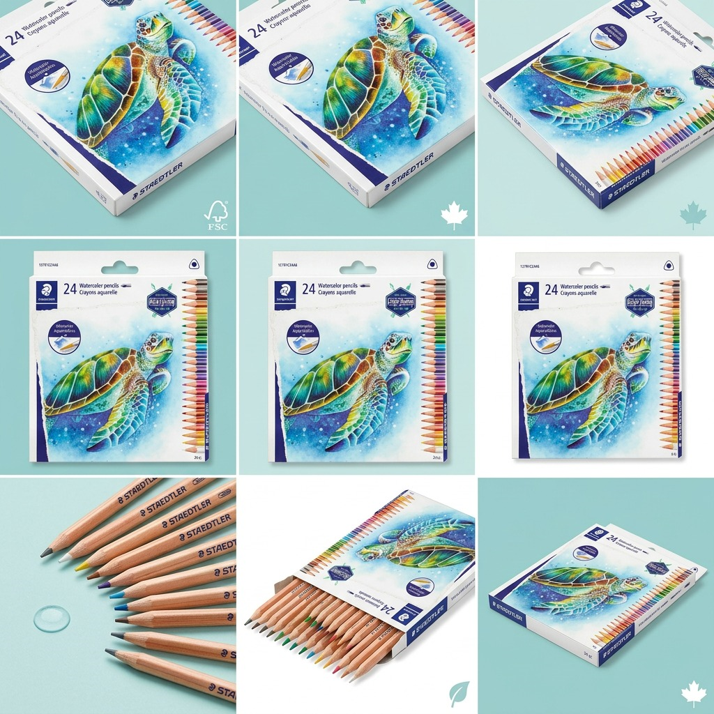 STAEDTLER 24 crayons aquarellables, 3 mm, réf. 12781C24A6 — vue du produit 5