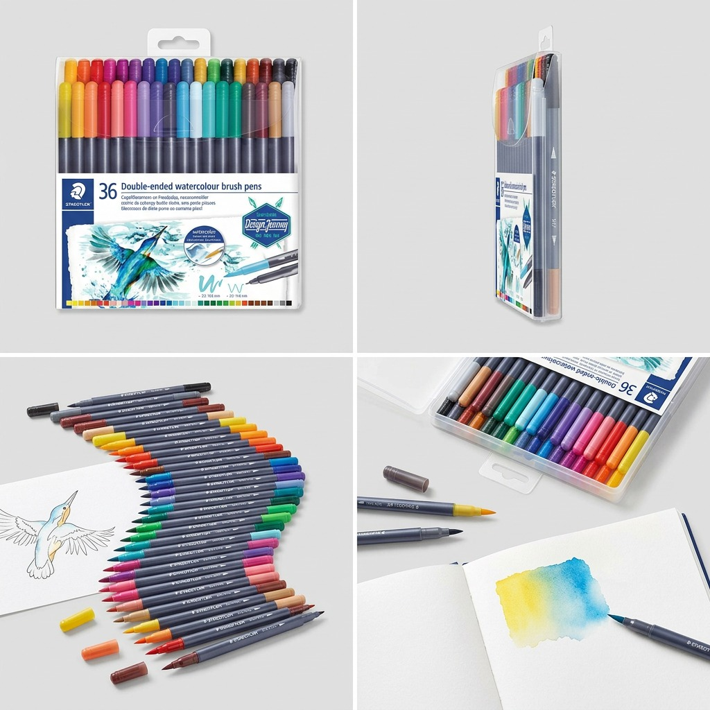 STAEDTLER 36 marqueurs aquarellables, réf. 3001-TB36-02 — vue du produit 5